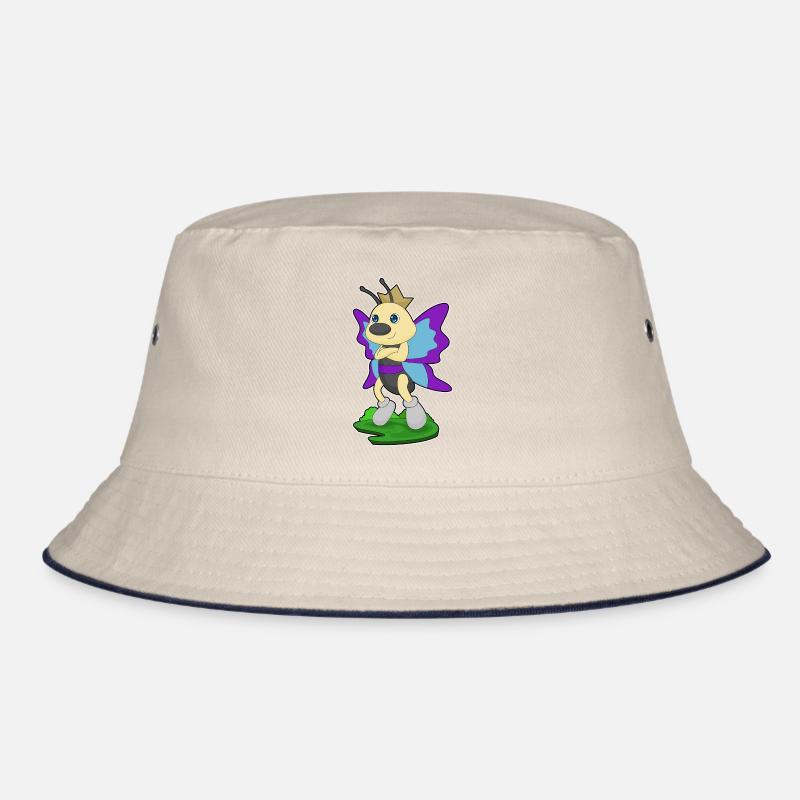 Butterfly Princess Crown Bucket Hat