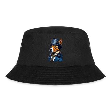 Steampunk Buddy Hund - Bucket Hat - Schwarz - Vorne - Lela (165cm)
