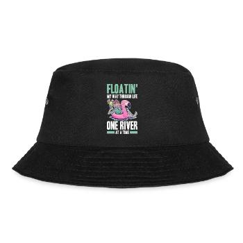 Rafting - Bucket Hat - Schwarz - Vorne - Lela (165cm)