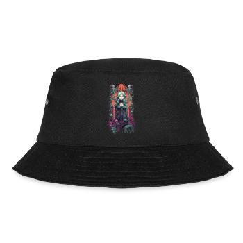 Goth Anime Girl Pastel Occulte Underworld - Bob - noir - Devant - Lela (165cm)