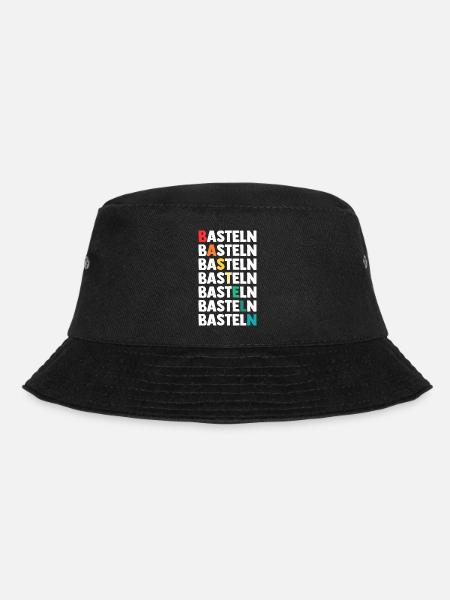 Bastler Basteln - Bucket Hat - Schwarz