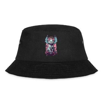 Goth Pastel chat démon Roses amoureux des chats - Bob - noir - Devant - Lela (165cm)
