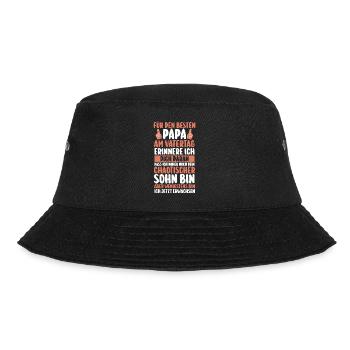Papa Fête des pères Papa - Bob - noir - Devant - Lela (165cm)