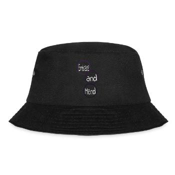 healing quotes providing support offering help - Bucket Hat - black - Front - Lela (165cm)