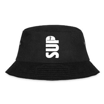 SUP Stand up paddling - Life is better on a board - Bucket Hat - Schwarz - Vorne - Lela (165cm)