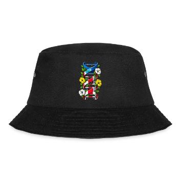 Puerto Rico Boricua DNA Chain - Bucket Hat - black - Front - Lela (165cm)