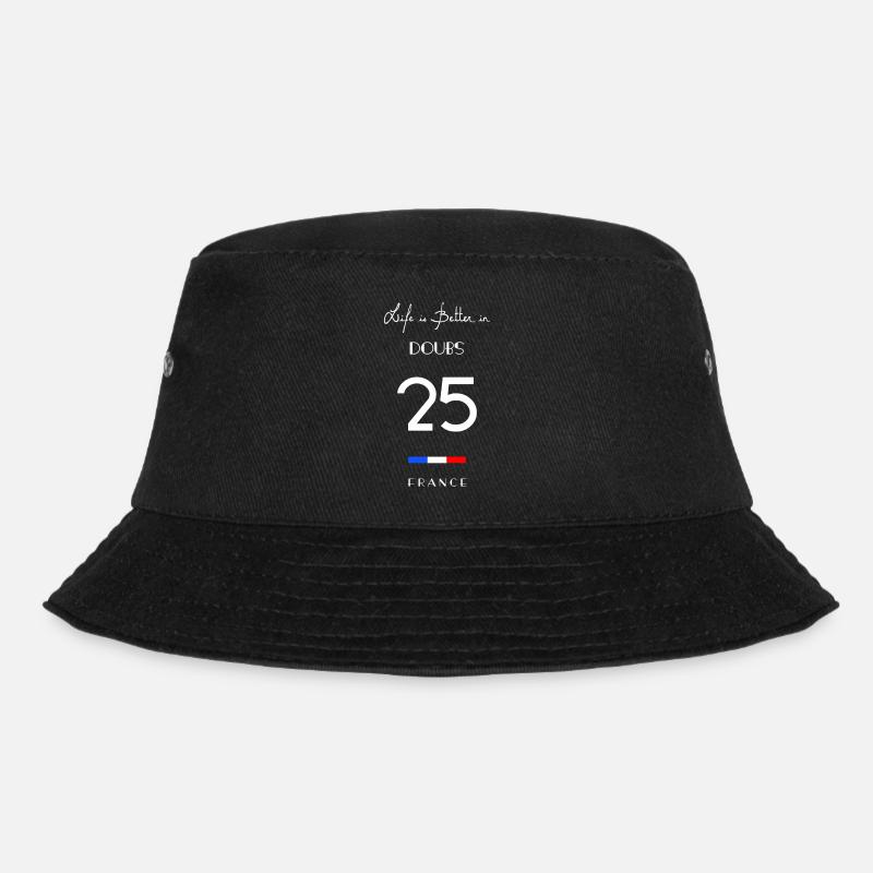 Life is better in DOUBS Number 25 Franche Comté Fr - Bob - noir