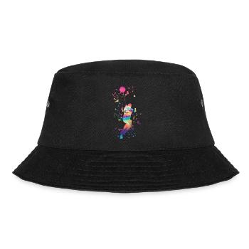 Hammer Thrower Colorsplash Hammer Throw - Bucket Hat - black - Front - Lela (165cm)