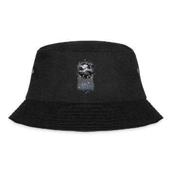 mystisch Natur Wald Krähen Krähe Halloween Vögel - Bucket Hat - Schwarz - Vorne - Lela (165cm)