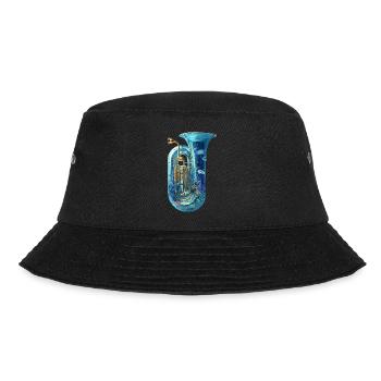 Fish Tuba - Bucket Hat - black - Front - Lela (165cm)