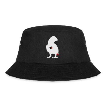 African grey parrot - Bucket Hat - black - Front - Lela (165cm)