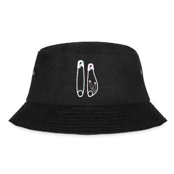 Ankündigung Zwillinge Geburt töchter - Bucket Hat - Schwarz - Vorne - Lela (165cm)