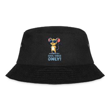 maus sonnenbrille cool - Bucket Hat - Schwarz - Vorne - Lela (165cm)