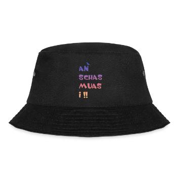 An Schas muas i - Bucket Hat - Schwarz - Vorne - Lela (165cm)