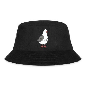 Taube - Bucket Hat - Schwarz - Vorne - Lela (165cm)