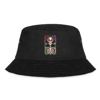 Squelette floral 1 - Bob - noir - Devant - Lela (165cm)