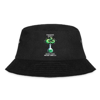 Passive skill: detecting strange smells | Chemistry - Bucket Hat - black - Front - Lela (165cm)