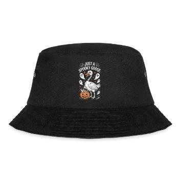 Nur eine gruselige Gans Halloween - Bucket Hat - Schwarz - Vorne - Lela (165cm)