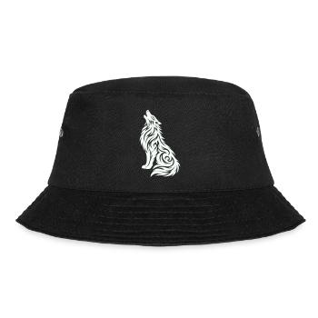 Wolf Tribal - Bucket Hat - Schwarz - Vorne - Lela (165cm)