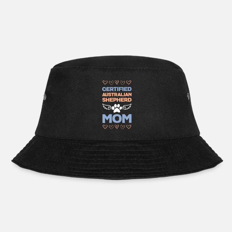 Zertifizierte Australian Shepherd Mama - Bucket Hat - Schwarz