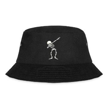 Skelett Dab Dabbing - Bucket Hat - Schwarz - Vorne - Lela (165cm)