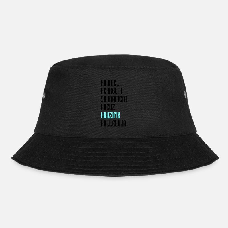 Bayrisch Fluchen - Bucket Hat - Schwarz