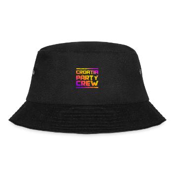 Croatia Party Crew Colorful - Bucket Hat - black - Front - Lela (165cm)