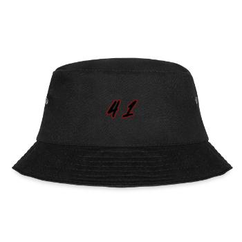 41 Zahl symbol - Bucket Hat - Schwarz - Vorne - Lela (165cm)