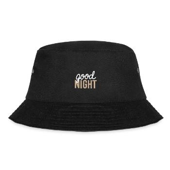 Gute Nacht - Bucket Hat - Schwarz - Vorne - Lela (165cm)