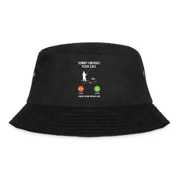 Sorry I missed your call, - Bucket Hat - black - Front - Lela (165cm)