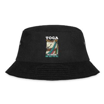 Toga de fête costumée grecque - Bob - noir - Devant - Lela (165cm)