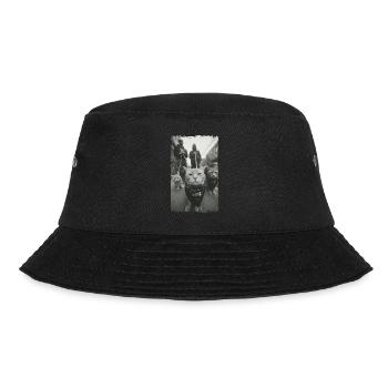Gangster Cats Streetwear Cool Cat Motif - Bob - noir - Devant - Lela (165cm)