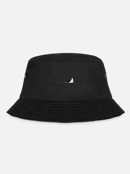 Rochen Taucher Geschenk - Bucket Hat - Schwarz