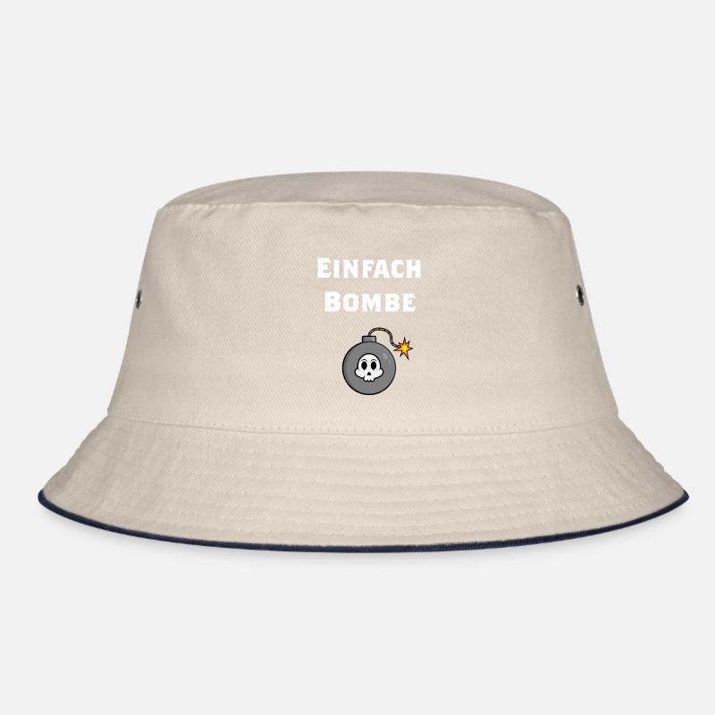 Bomben Design einfach Bombe Geschenkidee lustig Bucket Hat