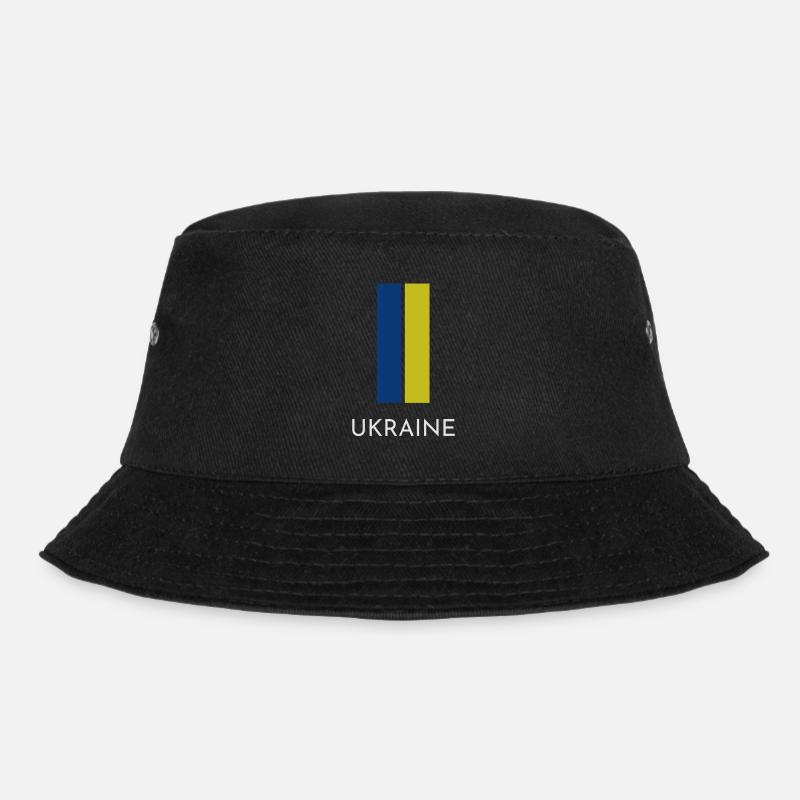 Drapeau ukrainien, fierté ukrainienne - Bob - noir