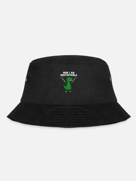 Dinosaurier T-Rex Tyrannosaurus Rex I Geschenk - Bucket Hat - Schwarz
