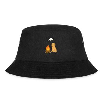 The magic of the campfire in the open air - Bucket Hat - black - Front - Lela (165cm)
