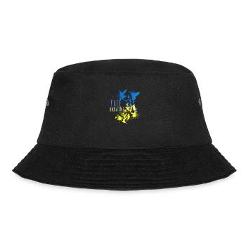 ukraine,free Ukraine,peace,peace,doves,flag - Bucket Hat - black - Front - Lela (165cm)