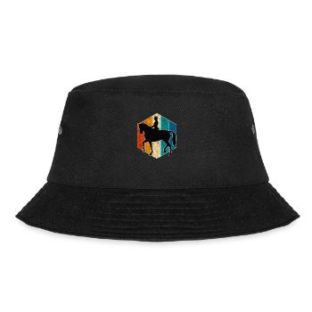 Dressage Dressage Rider Riding Horse - Bucket Hat - black - Front - Lela (165cm)