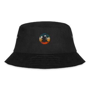 Frosch Frösche Geschenk für Kinder Lustig Witzig - Bucket Hat - Schwarz - Vorne - Lela (165cm)