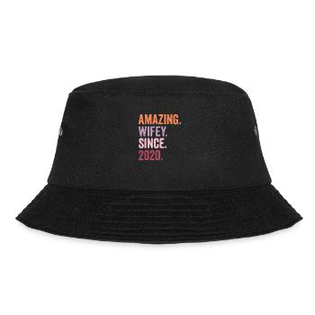 Amazing Wifey Since 2020 - Bucket Hat - black - Front - Lela (165cm)