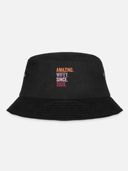 Amazing Wifey Since 2020 - Bucket Hat - black