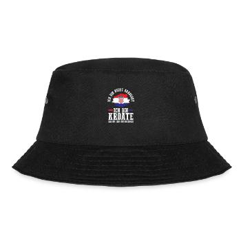 Croat Croatian Croatia - Bucket Hat - black - Front - Lela (165cm)