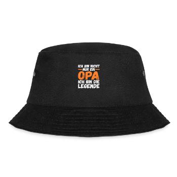 Großvater Uropa Urgroßvater Opa - Bucket Hat - Schwarz - Vorne - Lela (165cm)
