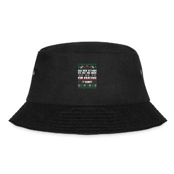 Santa Claus Christmas Ugly Christmas - Bucket Hat - black - Front - Lela (165cm)