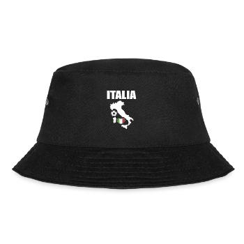 Italien - Bucket Hat - Schwarz - Vorne - Lela (165cm)