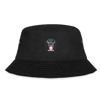 Kamala Harris & Tim Walz 2024 - Childless Cat Lady - Bucket Hat - black - Front - Lela (165cm)