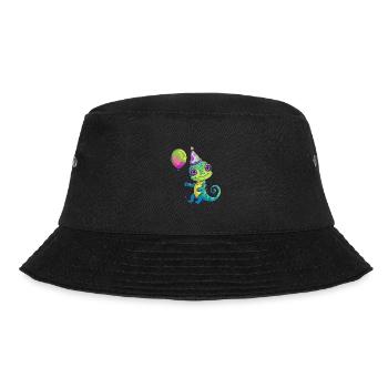 Chameleon Birthday Baby - Bucket Hat - black - Front - Lela (165cm)