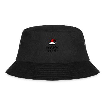 X-Mas Team Weihnachten - Bucket Hat - Schwarz - Vorne - Lela (165cm)