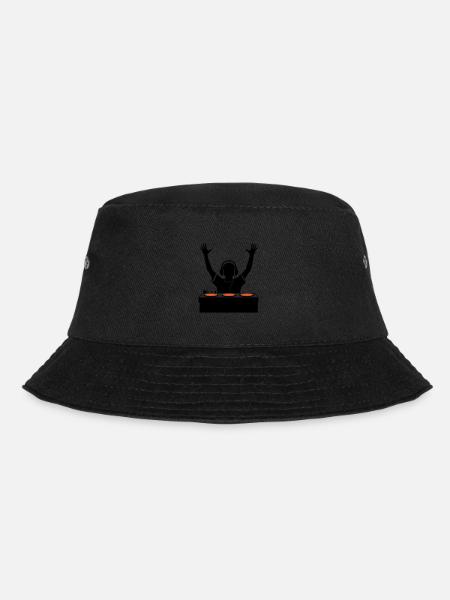 DJ Party Turntables - Bucket Hat - black